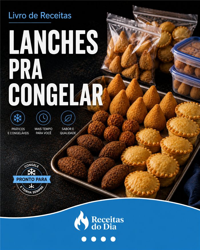 Bônus 03 — Lanches Para Congelar — Do Freezer Pra Air Fryer