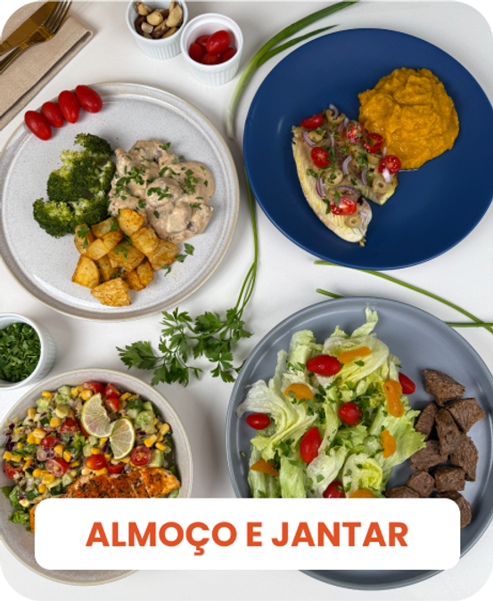 Almoço e jantar