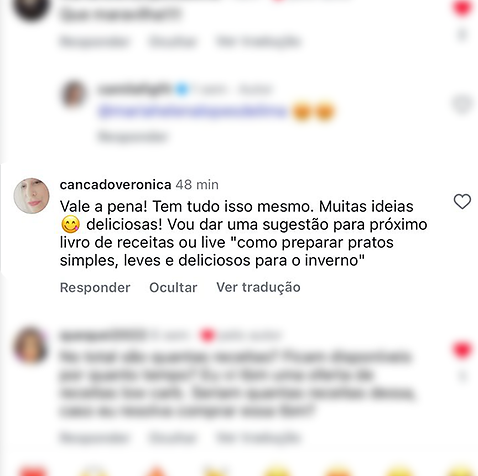 Depoimento de aluna 1