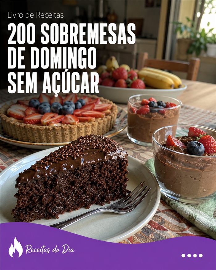Bônus 04 — 200 Sobremesas de Domingo Sem Açúcar